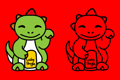 Lucky Dragon Lunar New Year Asian baby Clothing