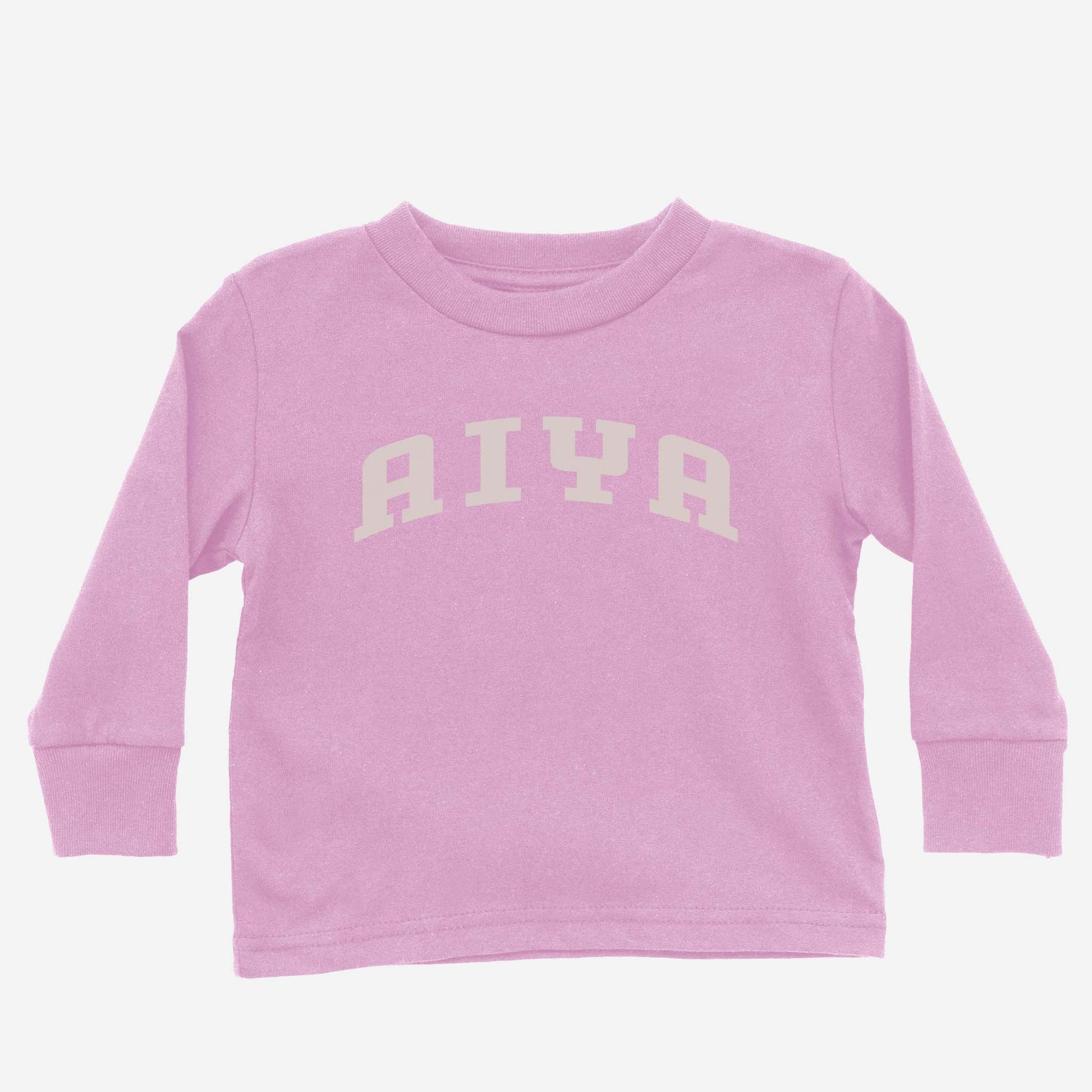Aiya Toddler Long Sleeve Shirt pink - Asian Baby Clothing