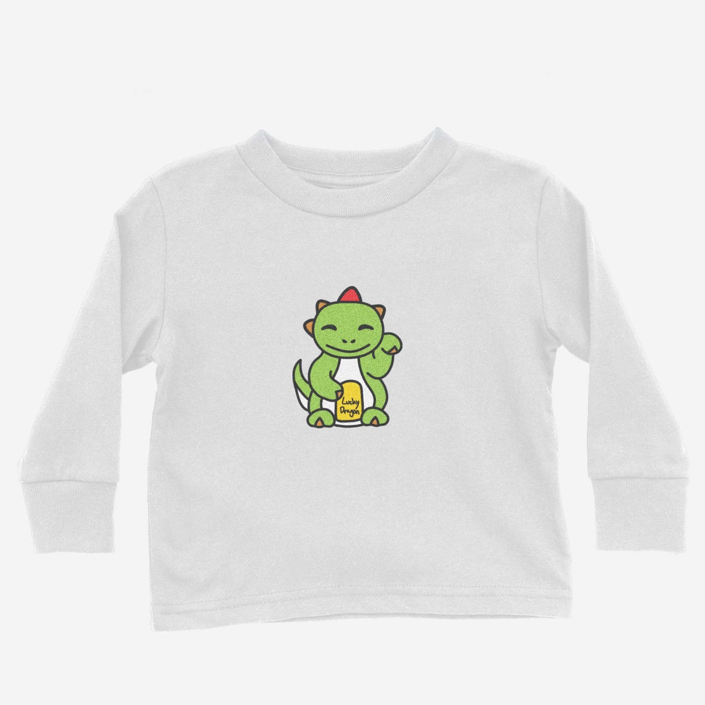 Big Lucky Dragon Long Sleeve Shirt (Toddler)