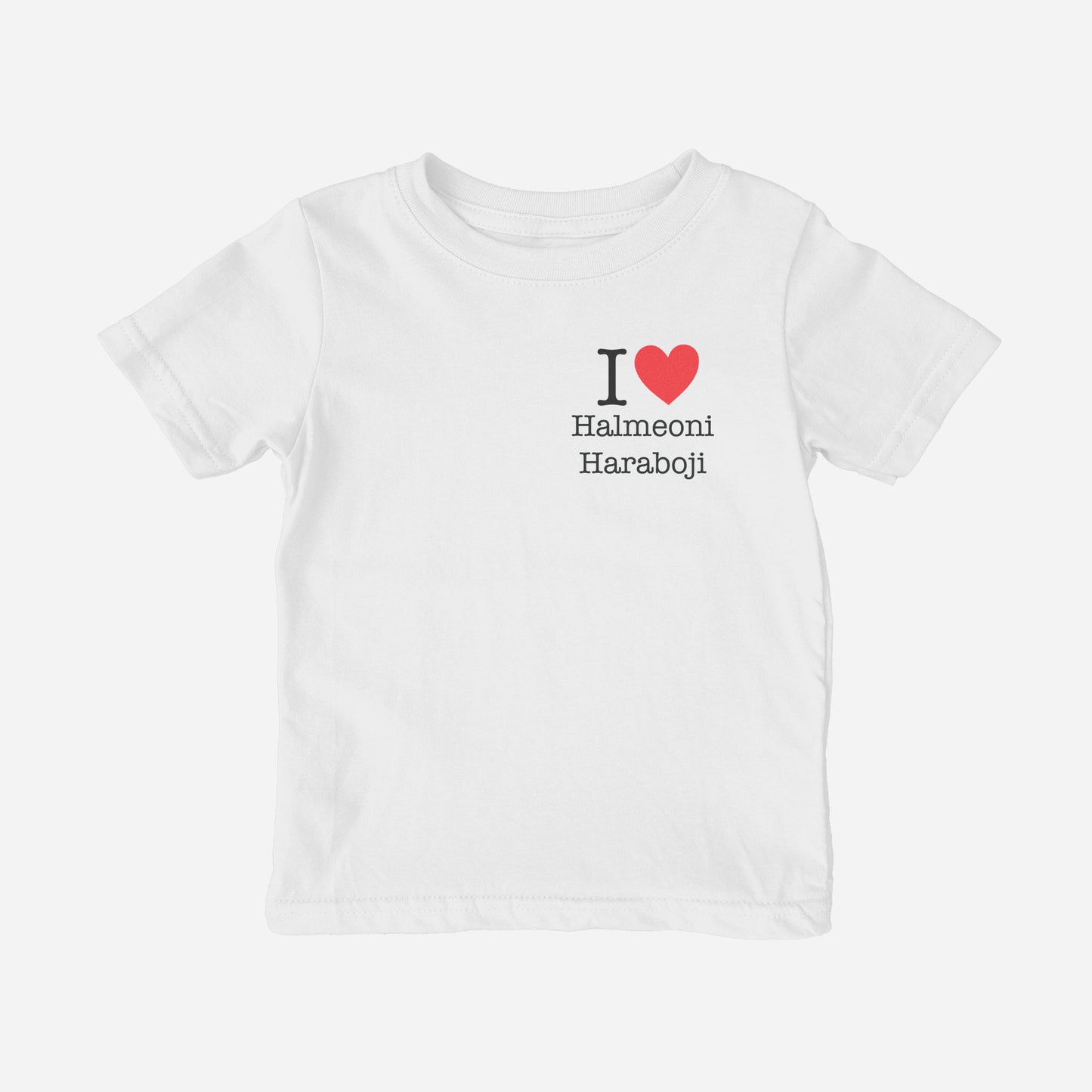 I Heart Grandma & Grandpa Korean Toddler Shirt