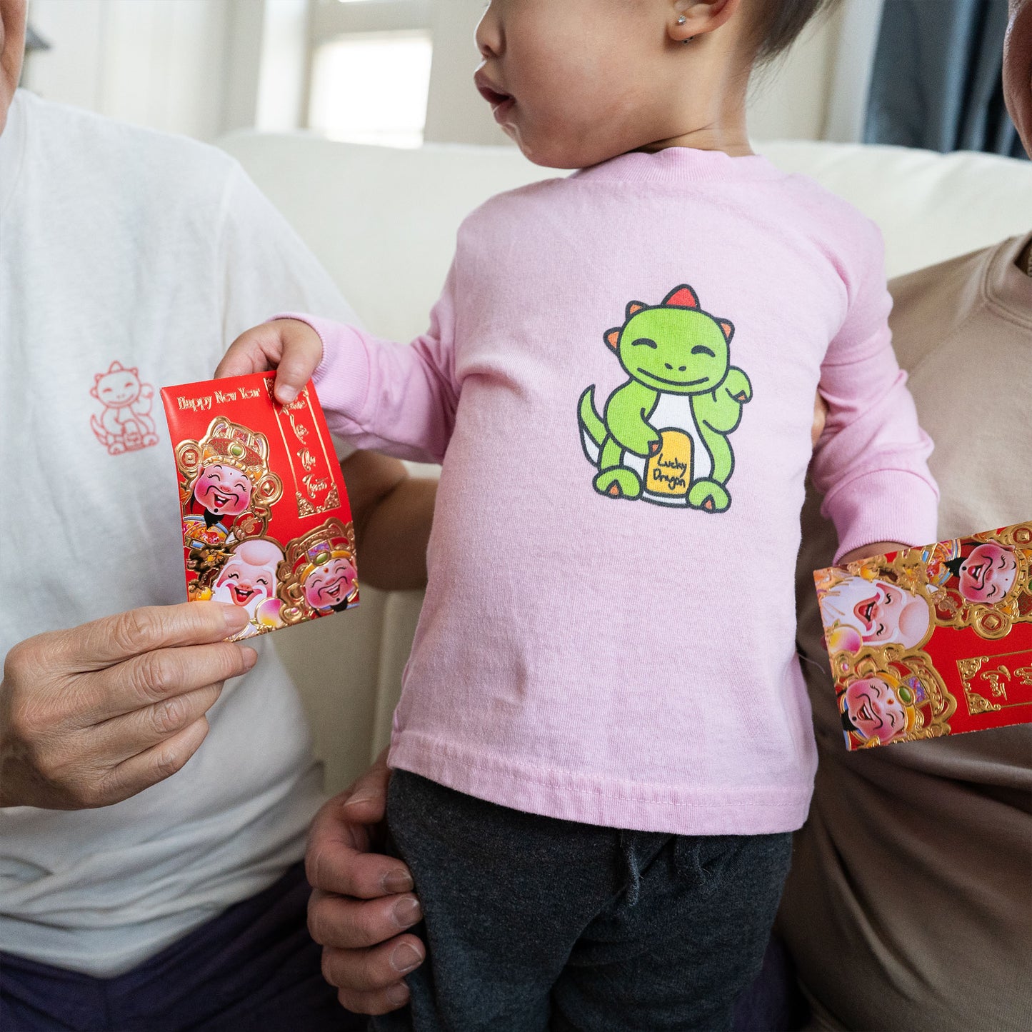 lucky dragon toddler long sleeve shirt