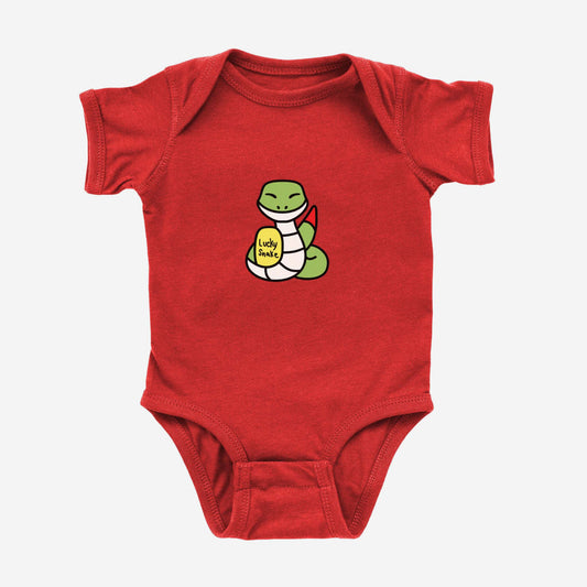 Lucky Snake Onesie Red