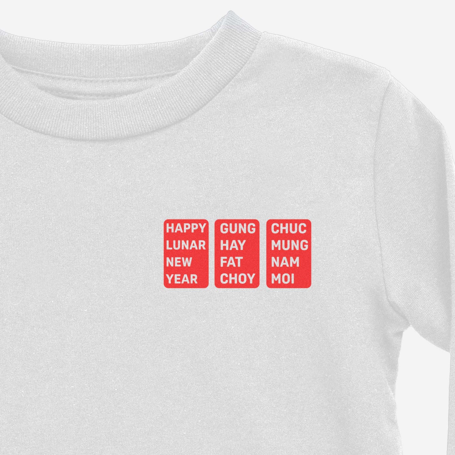 Lunar New Year Vietnamese Chinese Mix Long Sleeve Shirt (Toddler)