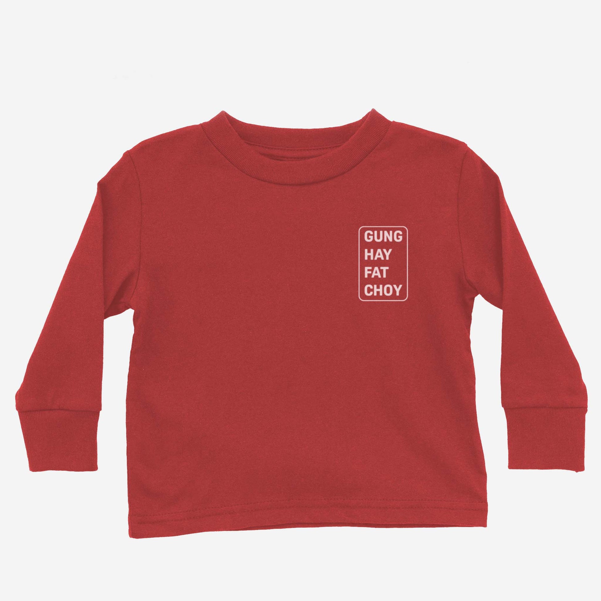 gung hay fat choy long sleeve shirt Toddler - - Asian Baby Clothing