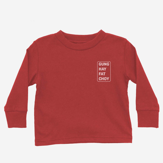 gung hay fat choy long sleeve shirt Toddler - - Asian Baby Clothing