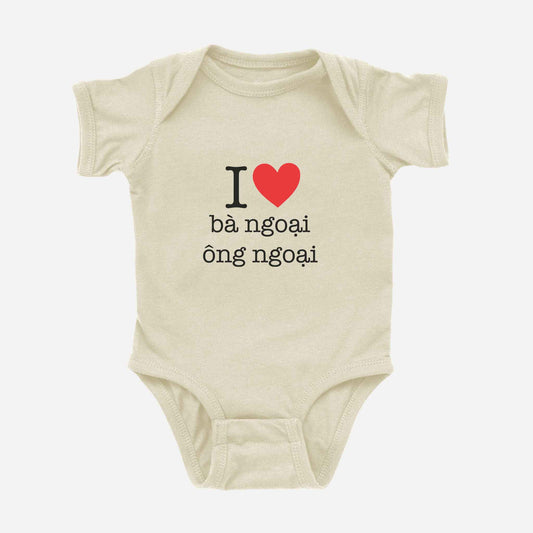I ♥ ÔNG NGOẠI & BÀ NGOẠI Grandma & Grandpa Vietnamese Maternal