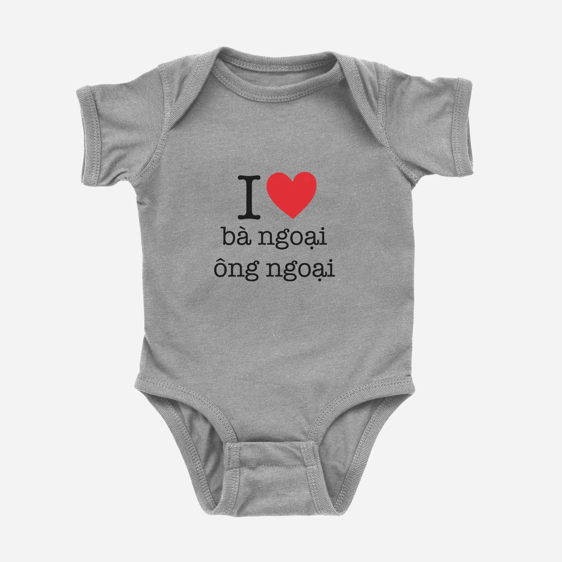 I ♥ ÔNG NGOẠI & BÀ NGOẠI Grandma & Grandpa Vietnamese Maternal