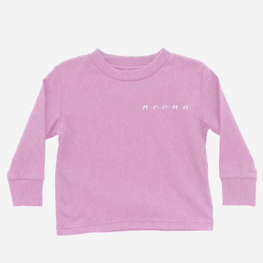 noona youth long sleeve shirt Asian Baby Clothing Pink