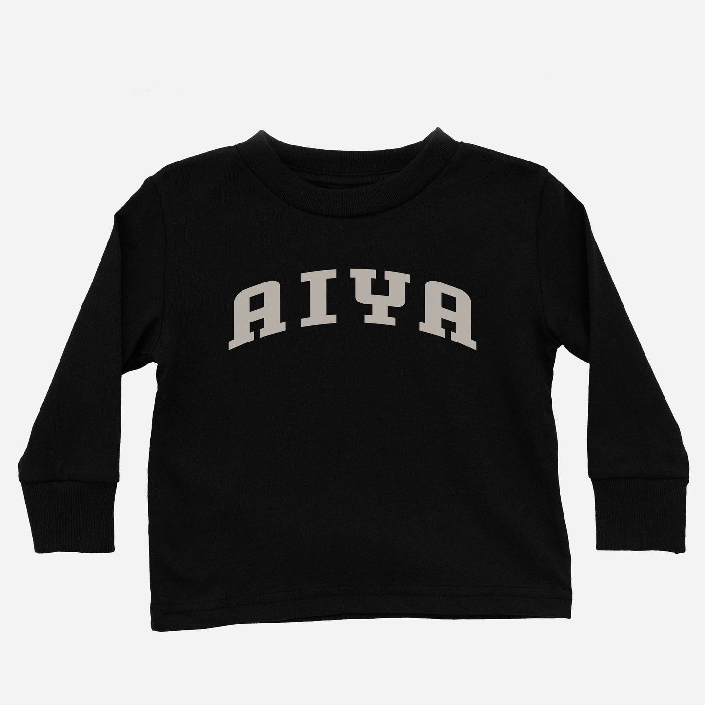 Aiya Toddler Long Sleeve Shirt black - Asian Baby Clothing