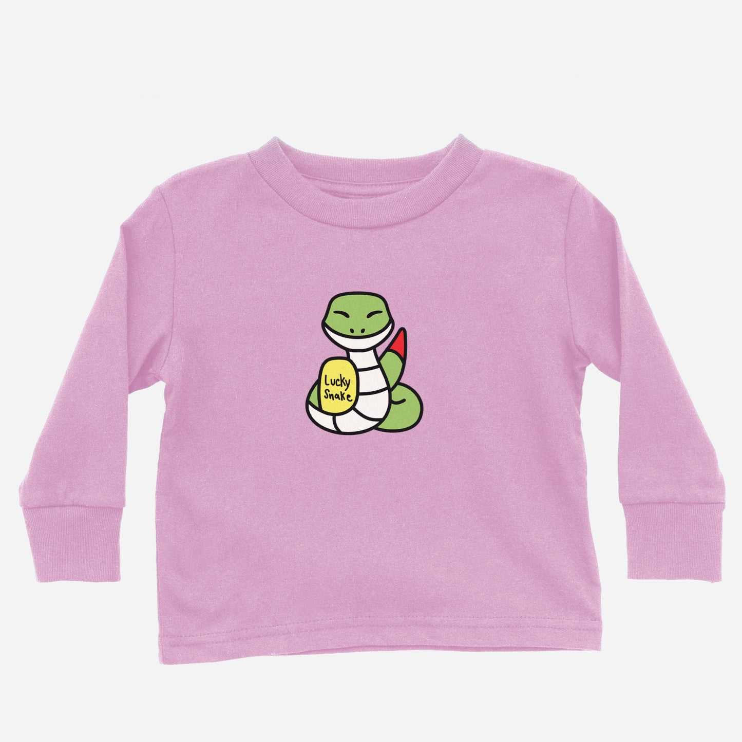 Big Lucky Snake Long Sleeve Shirt (Toddler) Asian Baby Clothing 