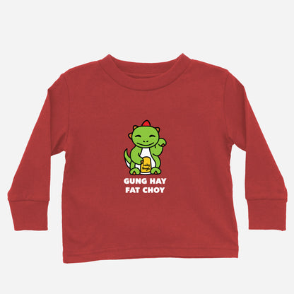 Lucky Zodiac + Lunar New Year Greetings Long Sleeve (Toddler)