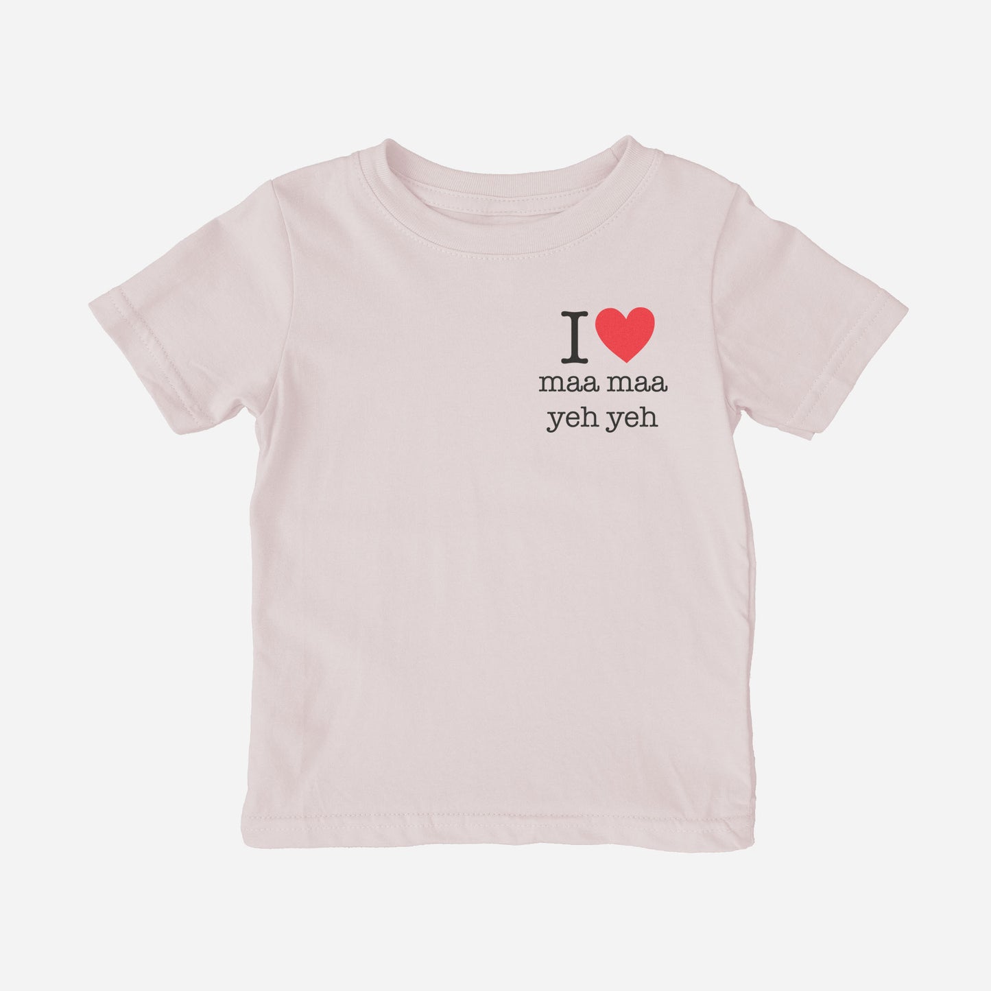 I Love Grandma Grandpa Cantonese Toddler Shirt (Paternal)