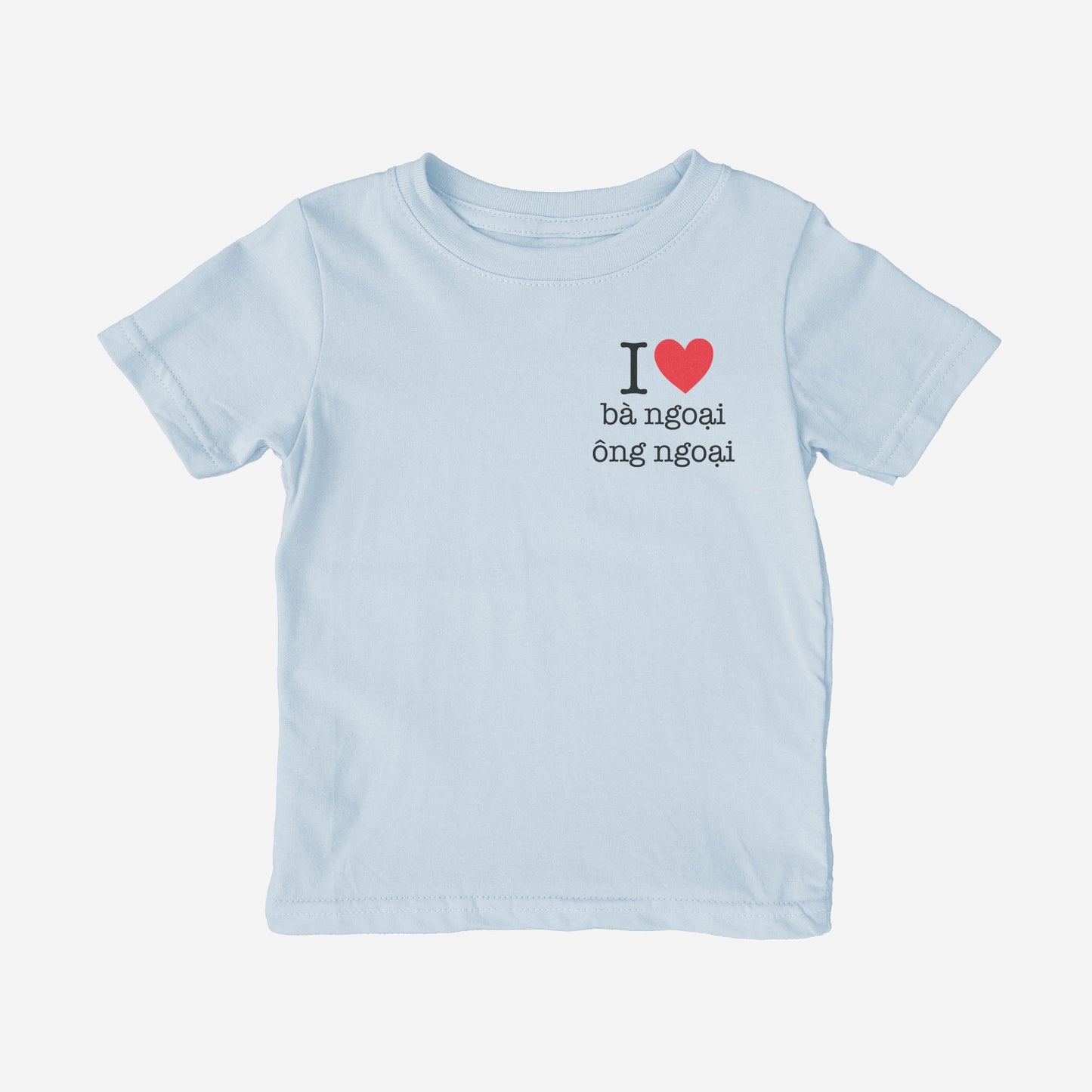 I Love Grandma Grandpa Vietnamese Toddler Shirt (Maternal)