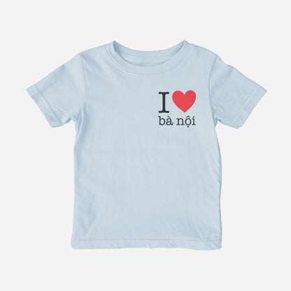 I Love Grandma / bà nội Vietnamese Toddler Shirt (Paternal)