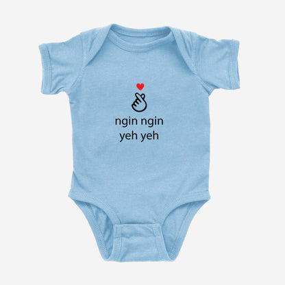 I Love Heart Grandma & Grandpa Taishanese Onesie (Paternal)