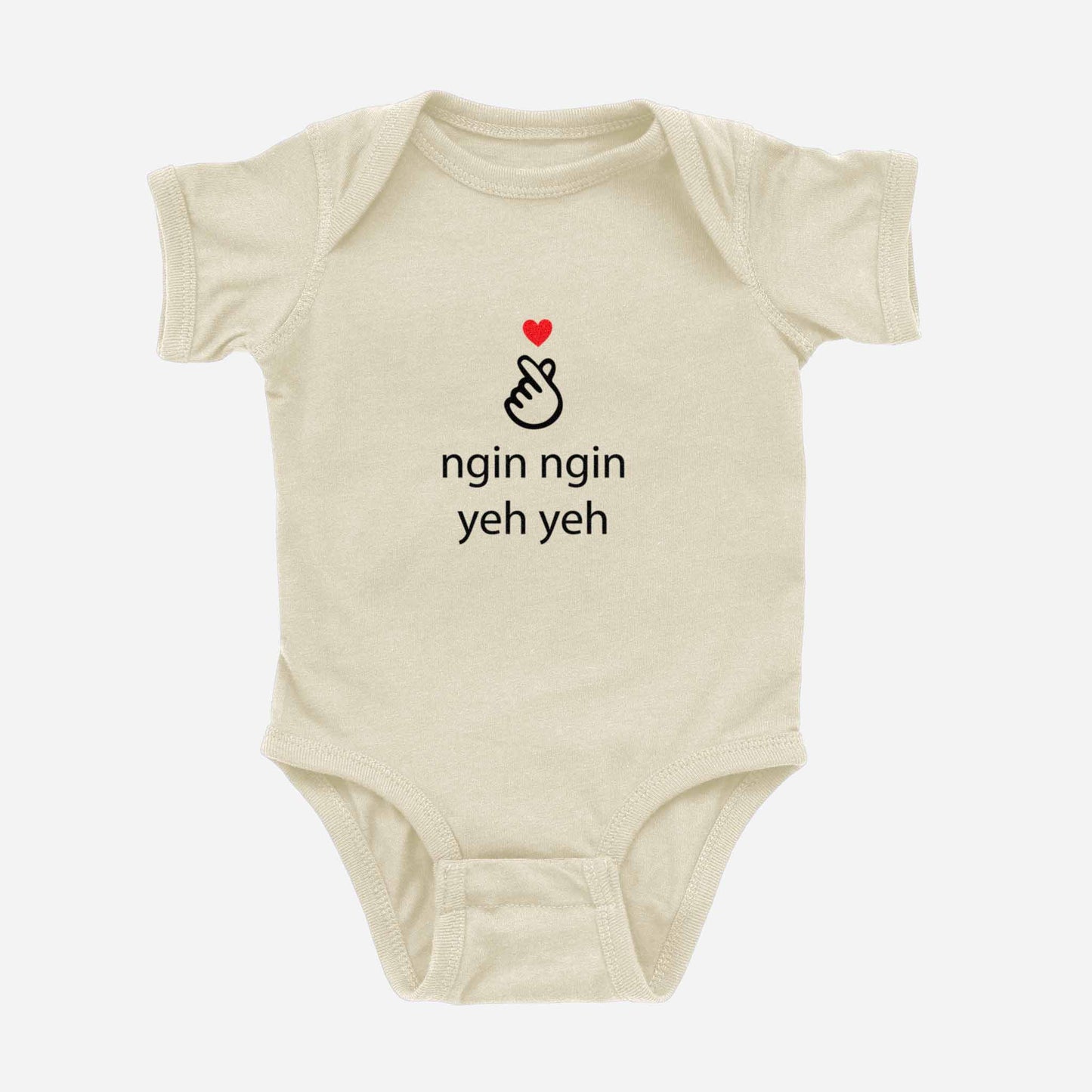 I Love Heart Grandma & Grandpa Taishanese Onesie (Paternal)