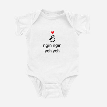 I Love Heart Grandma & Grandpa Taishanese Onesie (Paternal)