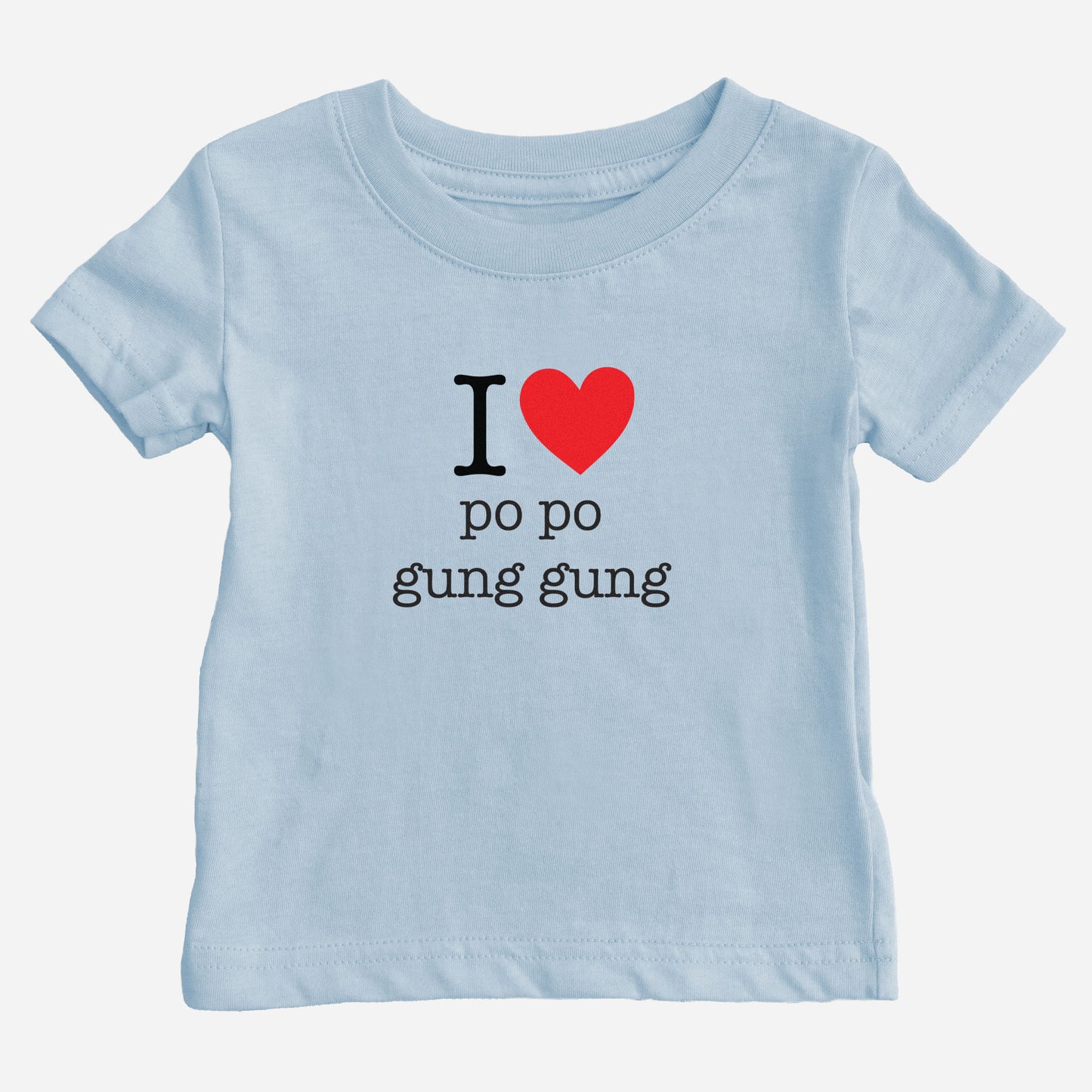 I Heart Grandma Cantonese Baby T-Shirt (Maternal)