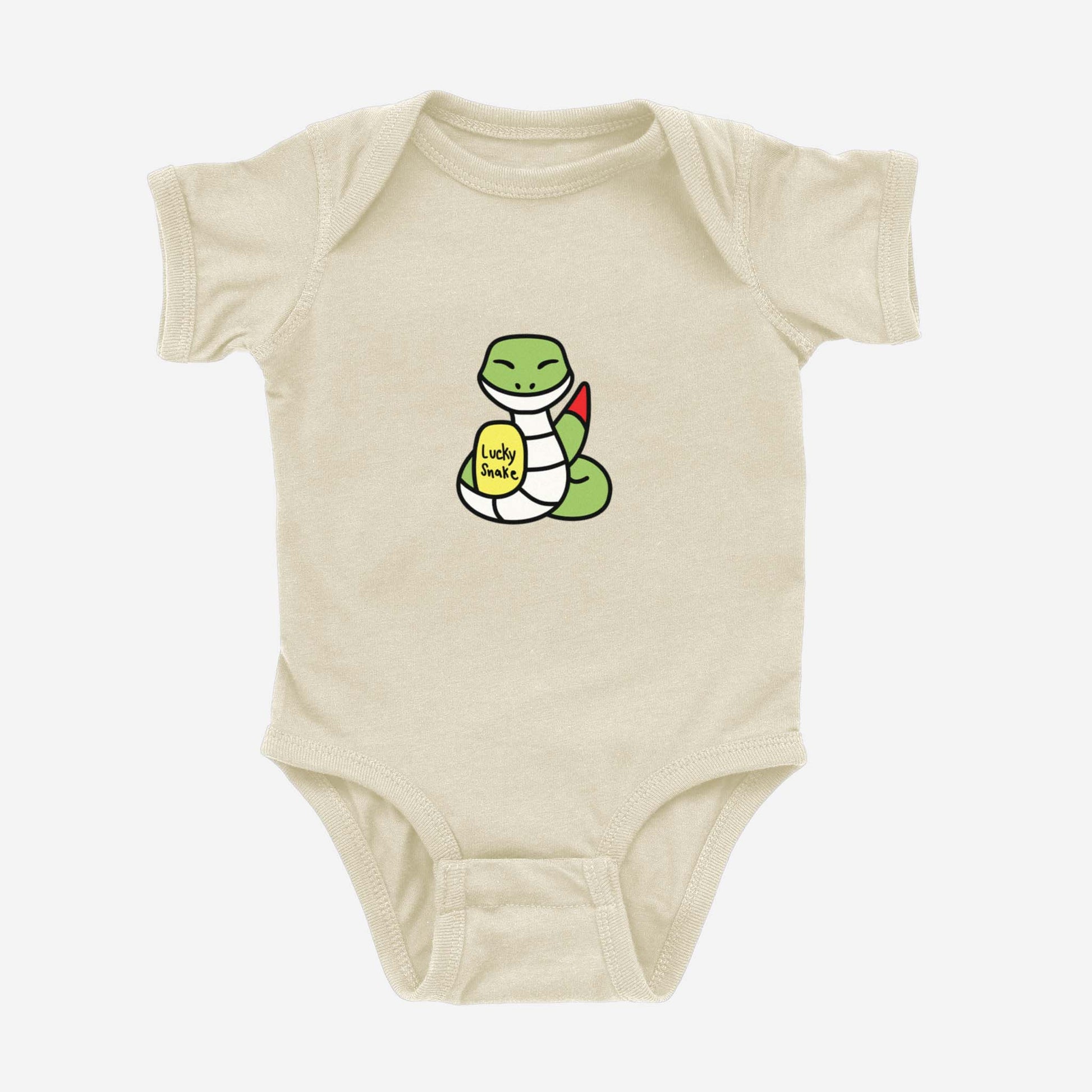 Lucky Snake Onesie Neutral
