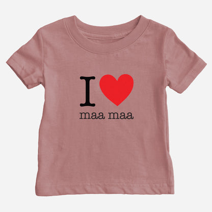 I Heart Grandma Cantonese Baby T-Shirt (Paternal)