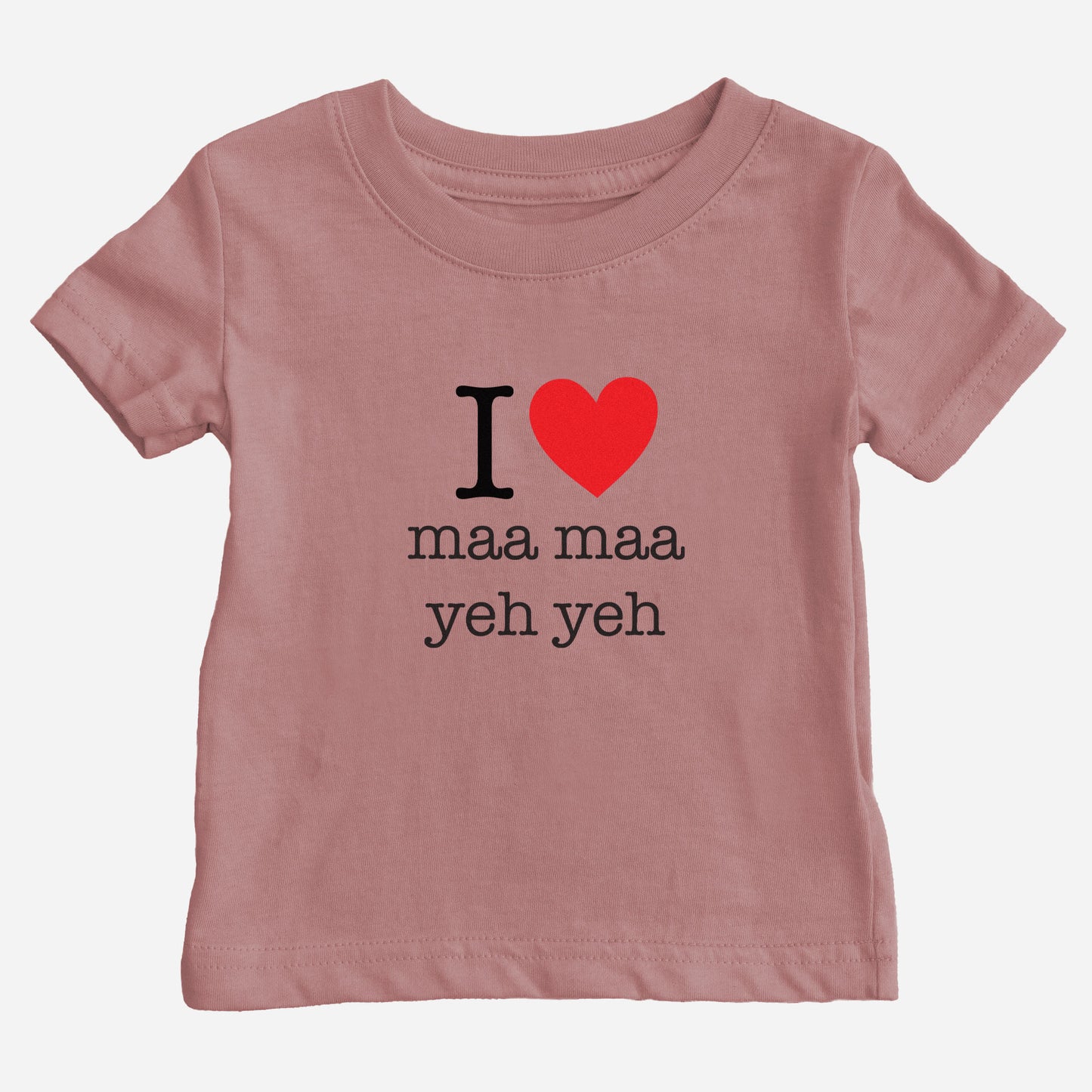 I Heart Grandma & Grandpa Cantonese Baby T-Shirt (Paternal)