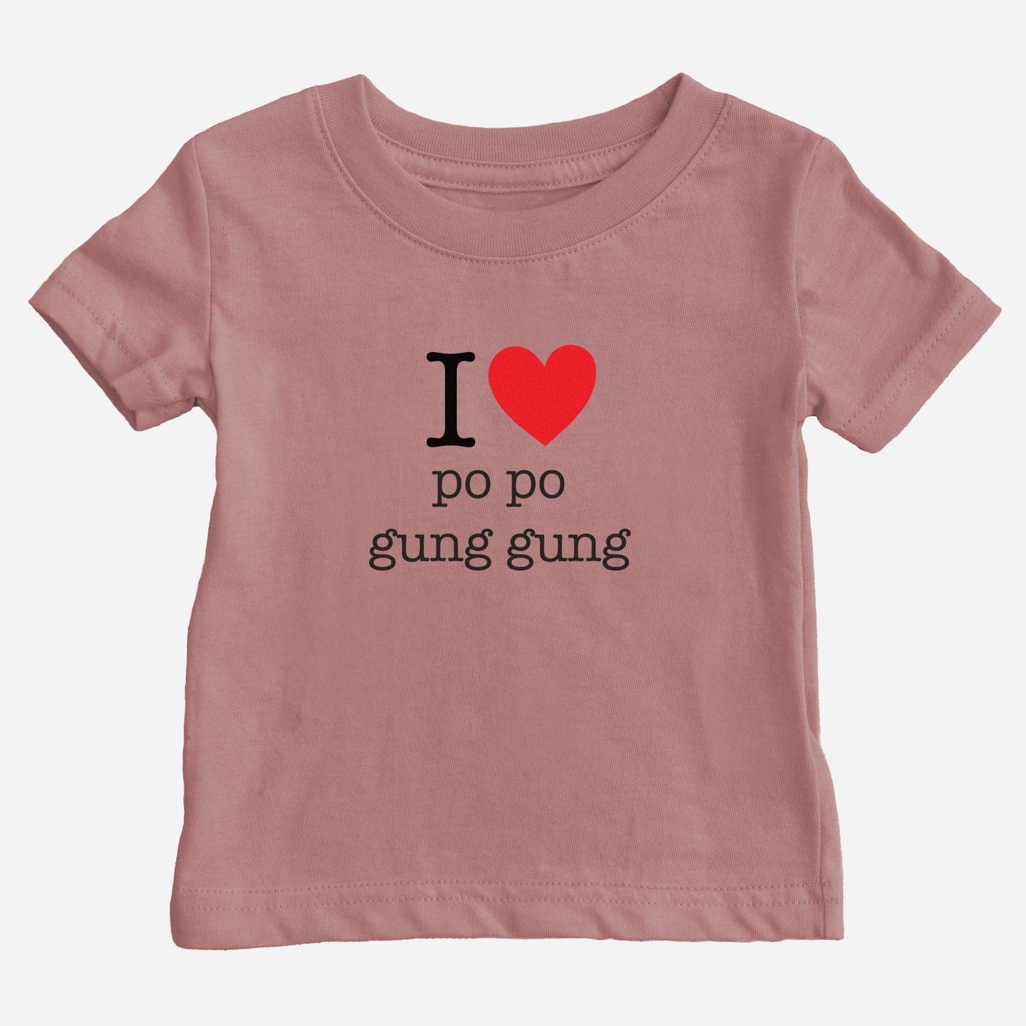 I Heart Grandma Cantonese Baby T-Shirt (Maternal)