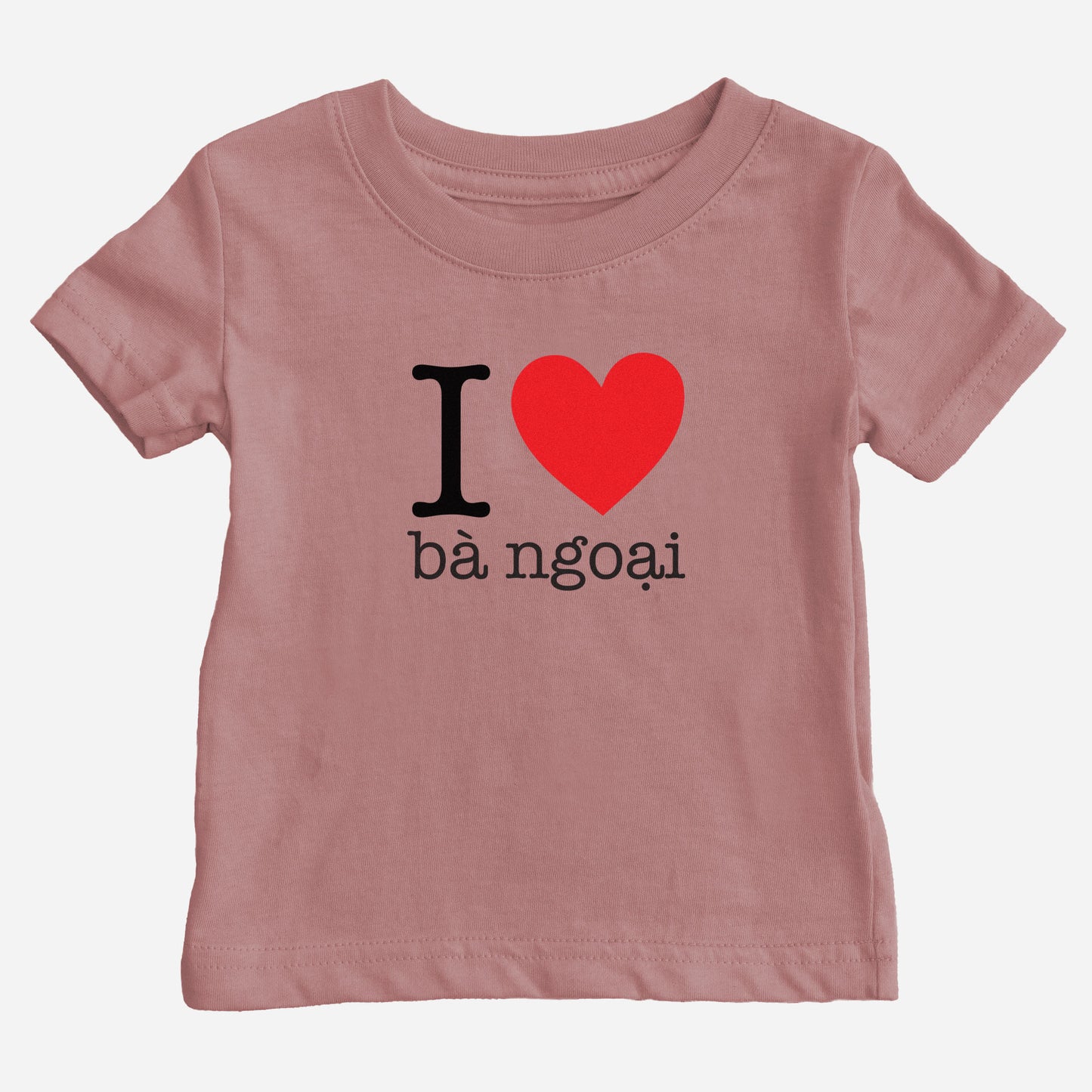 I Heart Grandma Vietnamese Baby T-Shirt (Maternal)