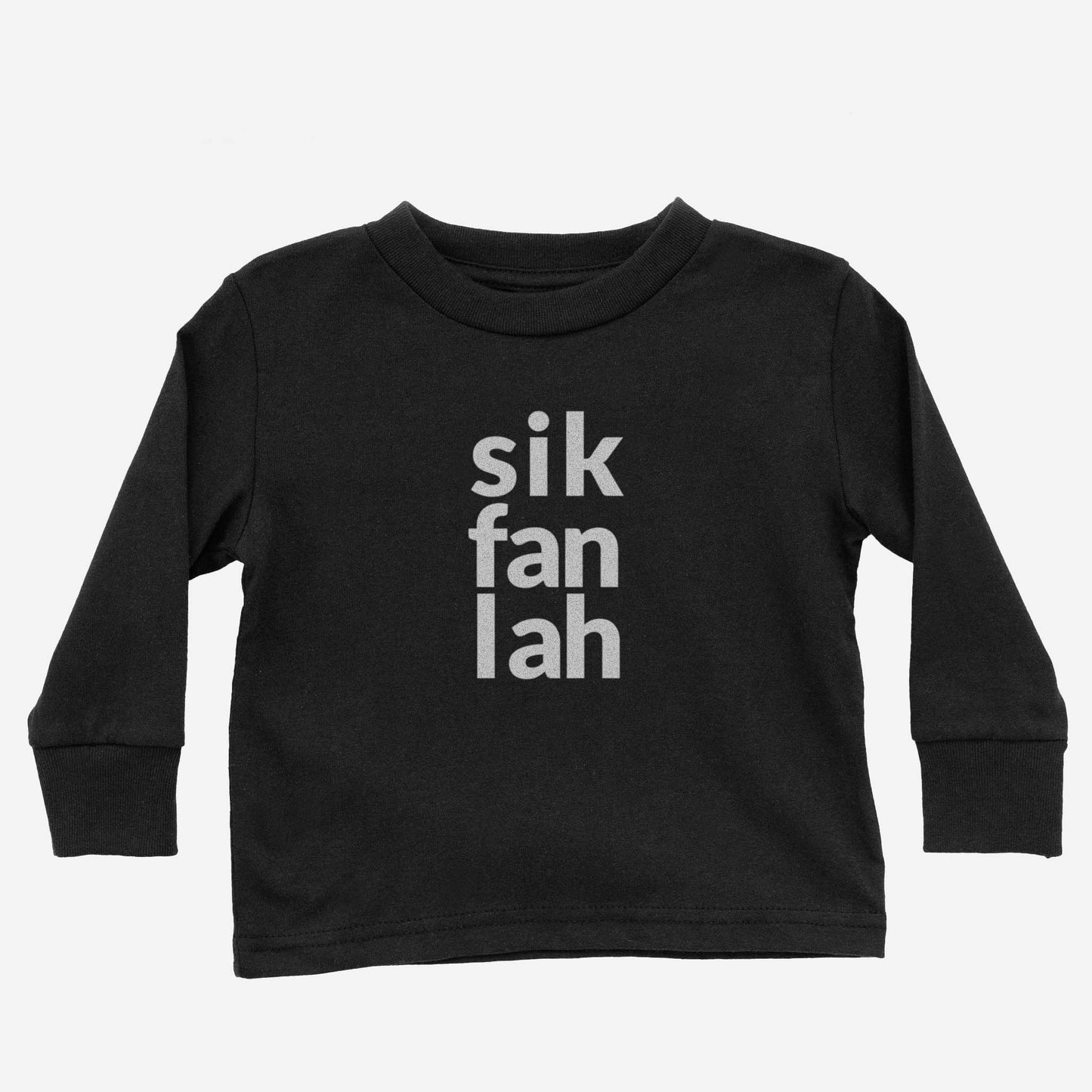 sik fan lah Long Sleeve Shirt (Toddler)