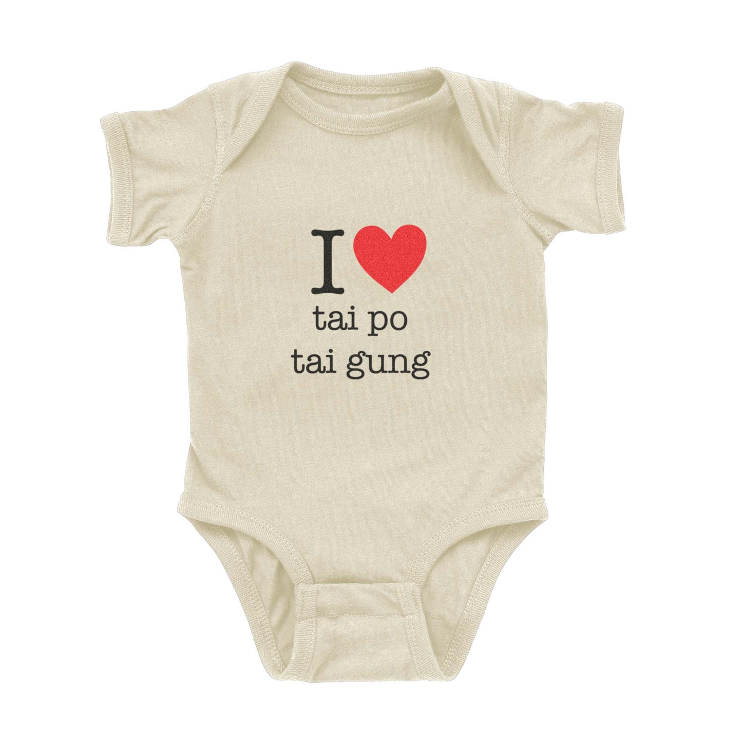 I ♡ Great Grandma & Grandpa Cantonese Onesie (Maternal)