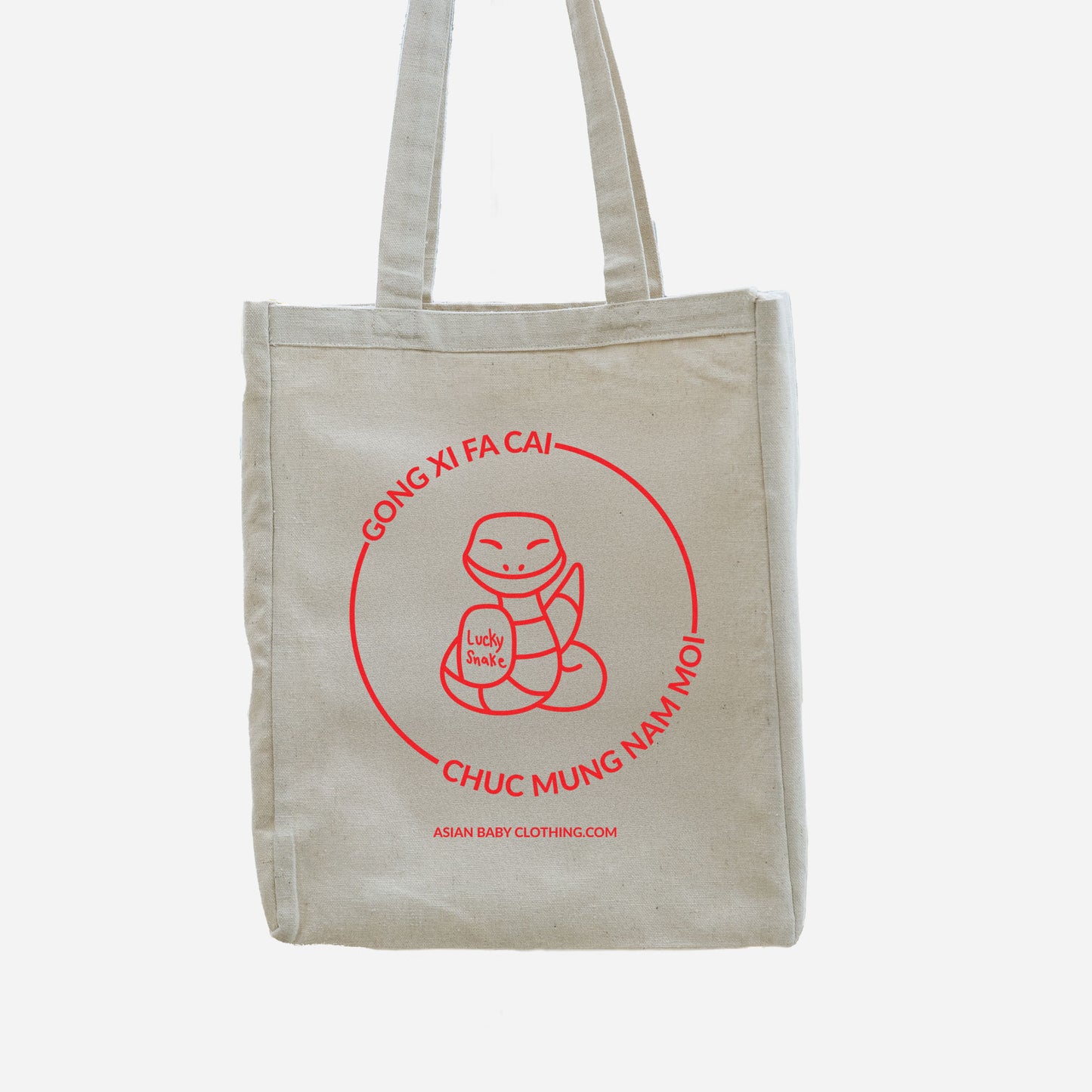 Lucky Snake Tote Bag [CUSTOMIZABLE]