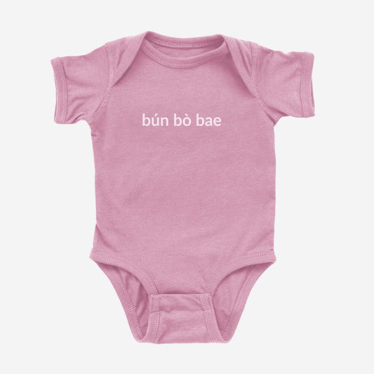 bun bo bae onesie Asian Baby Clothing