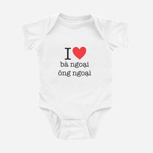 I ♥ ÔNG NGOẠI & BÀ NGOẠI Grandma & Grandpa Vietnamese Maternal