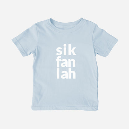 sik fan lah toddler graphic shirt light blue