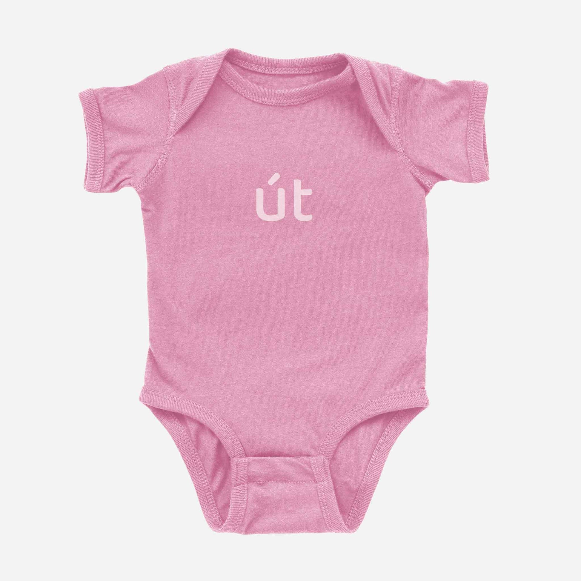 ut Onesie Pink front - Asian Baby Clothing